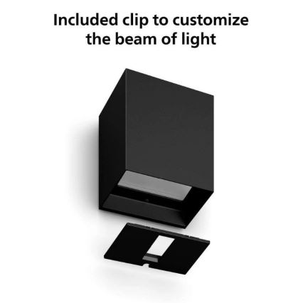 Philips - LED RGBW Iluminação de parede exterior com regulação Hue RESONATE LED/8W/230V 2000–6500K IP44