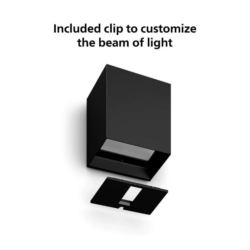 Philips - LED RGBW Iluminação de parede exterior com regulação Hue RESONATE LED/8W/230V 2000–6500K IP44