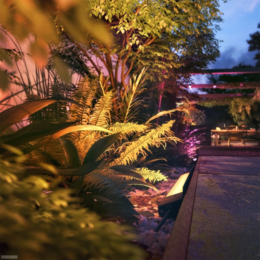 Philips - LED RGBW Iluminação exterior com regulação Hue White e Color Ambiance LED/20W/24V IP65