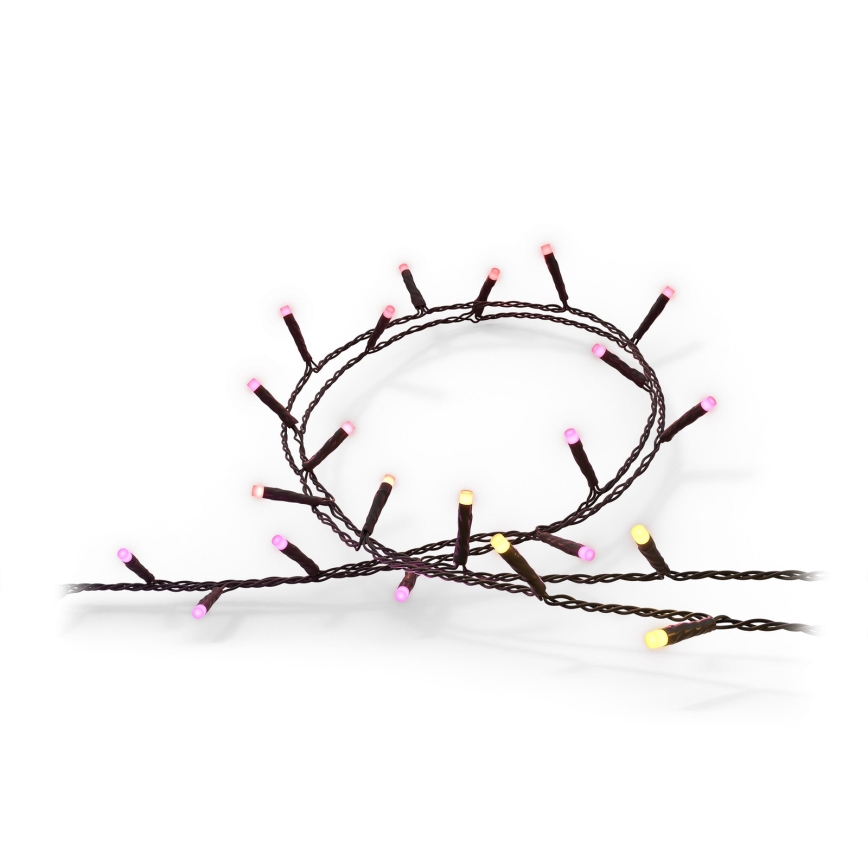 Philips - LED RGBW Regulação exterior corrente HUE WHITE AND COLOR AMBIANCE 250xLED 24,4 m 2000-6500K IP54