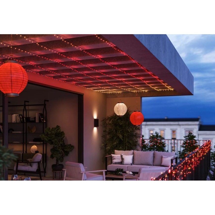 Philips - LED RGBW Regulação exterior corrente HUE WHITE AND COLOR AMBIANCE 500xLED 44,4 m 2000-6500K IP54