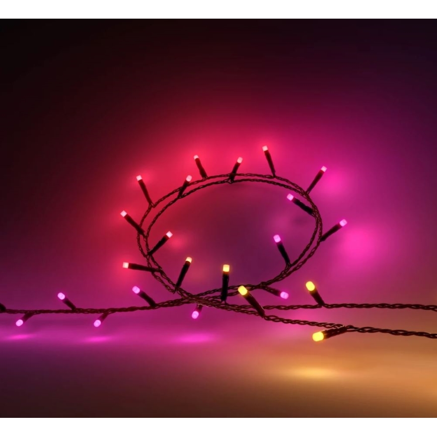 Philips - LED RGBW Regulação exterior corrente HUE WHITE AND COLOR AMBIANCE 500xLED 44,4 m 2000-6500K IP54