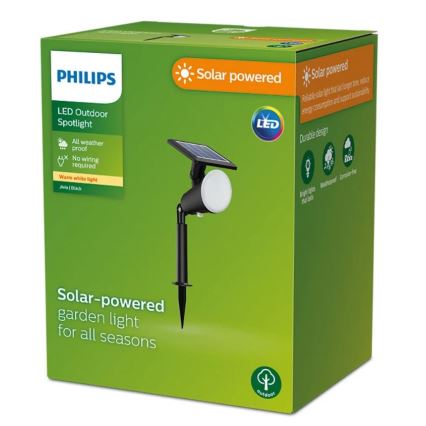 Philips - LED Solar foco JIVIX LED/1,4W/3,7V IP44