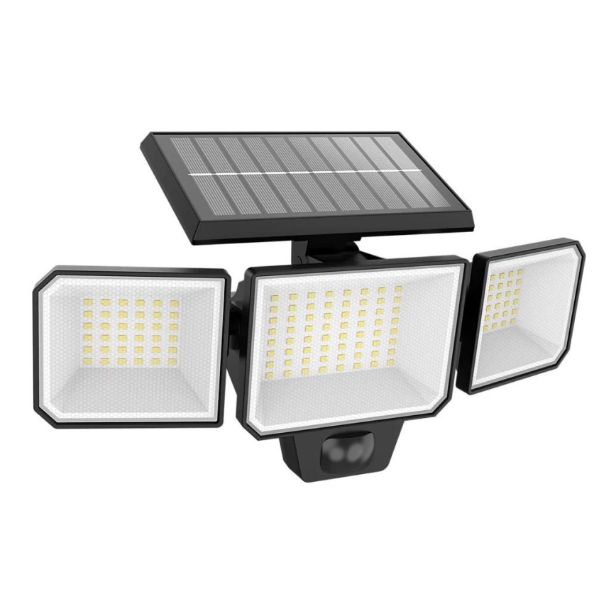 Philips -  LED Solar parede holofote com sensor NYSIL 3xLED/8,7W/3,7V 2000 mAh IP65