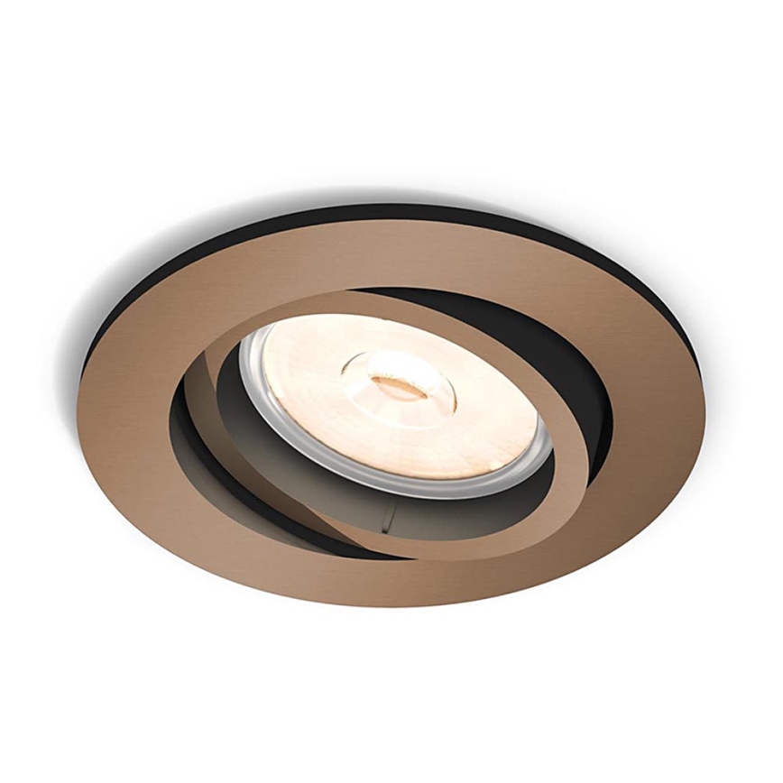 Philips - Luz embutida 1xGU10/5,5W/230V