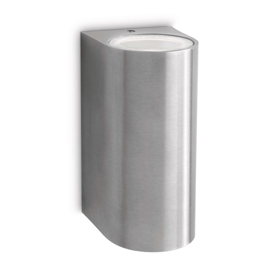 Philips Massive 17102/47/10 - Luz de parede de exterior NANTES 2xGU10/35W/230V IP44