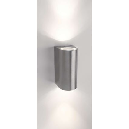 Philips Massive 17102/47/10 - Luz de parede de exterior NANTES 2xGU10/35W/230V IP44