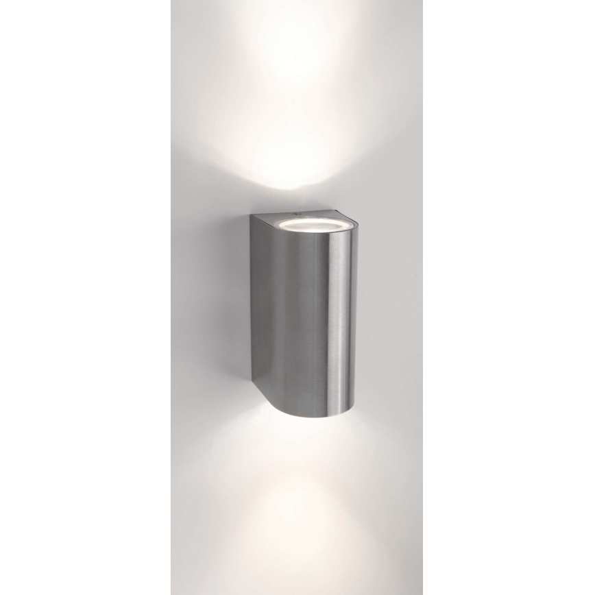 Philips Massive 17102/47/10 - Luz de parede de exterior NANTES 2xGU10/35W/230V IP44