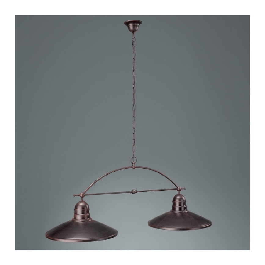 Philips Massive 37666/86/10 - Candelabro pendente AKI 2xE27/14W