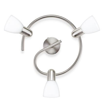 Philips Massive - Foco 3xE14/40W cromo mate