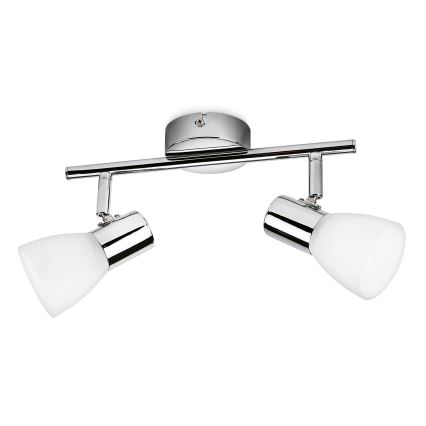 Philips Massive - Foco 2xLED/4,3W cromo brilhante