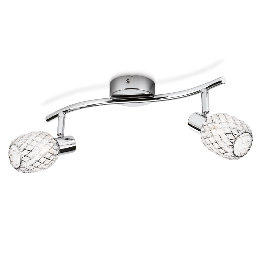 Philips Massive - Foco 2xG9/28W/230V cromo brilhante
