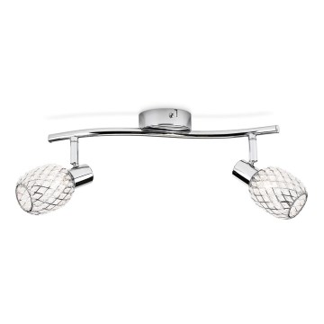 Philips Massive - Foco 2xG9/28W/230V cromo brilhante