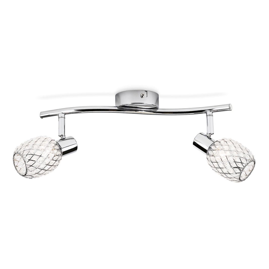 Philips Massive - Foco 2xG9/28W/230V cromo brilhante