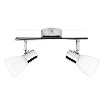 Philips Massive - Foco 2xLED/4,3W cromo brilhante