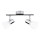 Philips Massive - Foco 2xLED/4,3W cromo brilhante