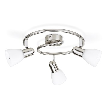 Philips Massive - Foco 3xE14/40W cromo mate