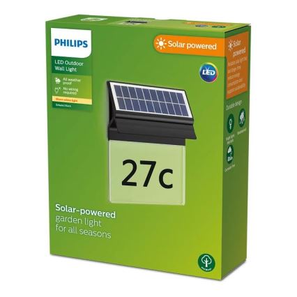 Philips - Número de casa solar LED ENKARA LED/0,2W/3,7V IP44