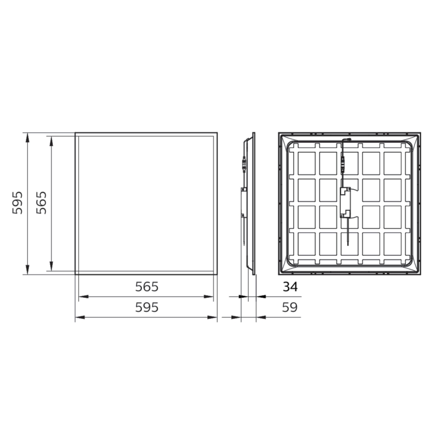 Philips - Painel de encastrar LED LED/34W/230V 4000K UGR&lt;22 IP40