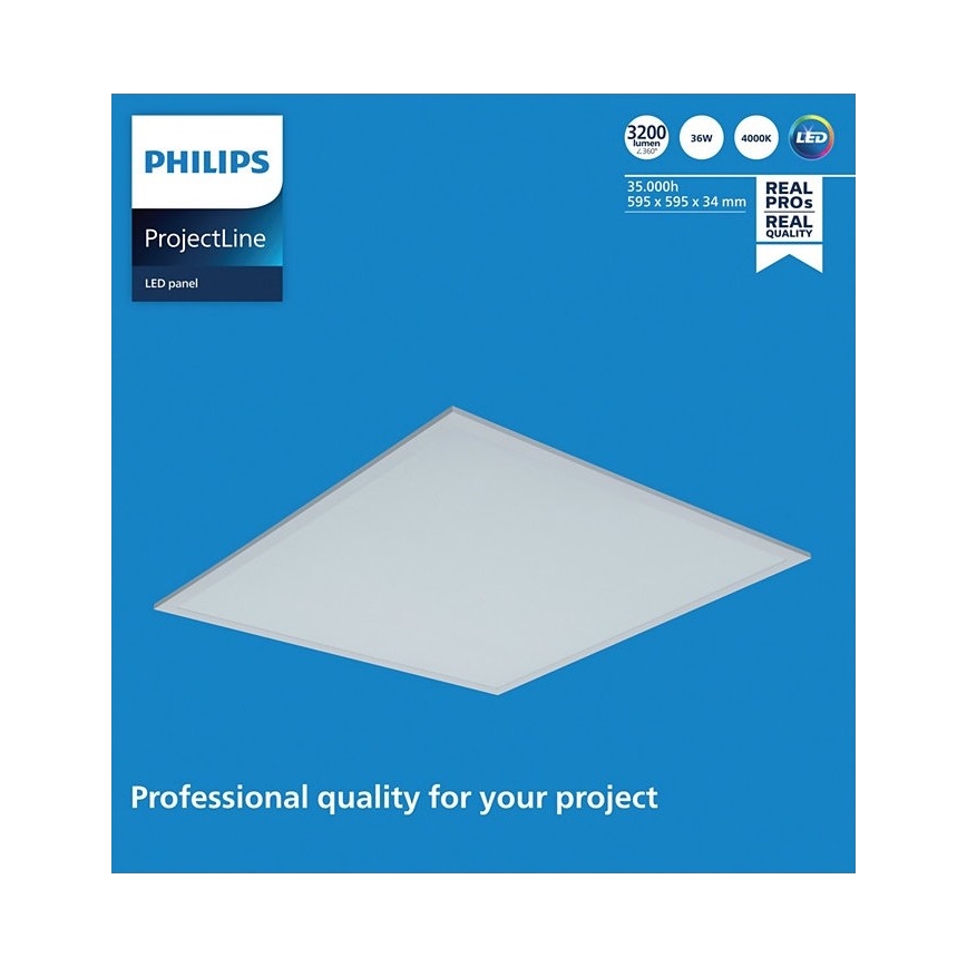 Philips - Painel de encastrar LED PROJECTLINE LED/36W/230V 59,5x59,5 cm