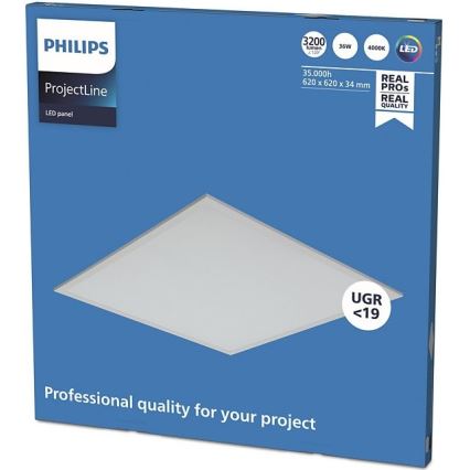 Philips - Painel de encastrar LED PROJECTLINE LED/36W/230V 62x62 cm