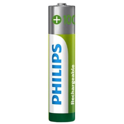 Philips R03B4RTU10/10 - 4 Pilhas recarregáveis AAA NiMH/1,2V/1000 mAh