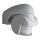 Philips - Sensor de movimento exterior VIRGINIA IP44 cinzento