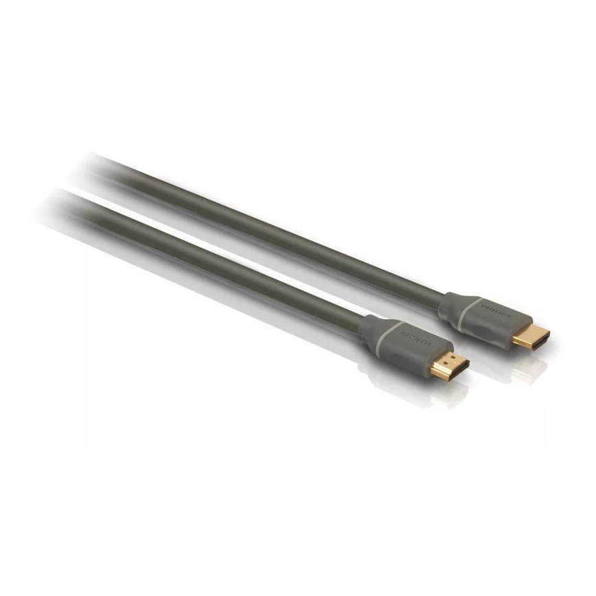 Philips SWV4432S/10 - Cabo HDMI com Ethernet, HDMI 1,4 A conector 1,5m cinzento