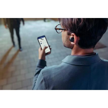 Philips TAT8505BK/00 - Auriculares sem fios IPX4 2x 55 mAh + 560 mAh preto