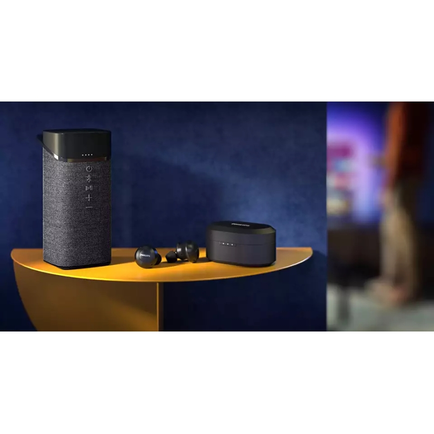 Philips TAT8505BK/00 - Auscultadores sem fios IPX4 preto