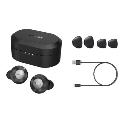 Philips TAT8505BK/00 - Auscultadores sem fios IPX4 preto