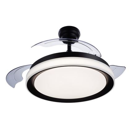 Philips - Ventoinha de teto LED LED/35W/230V 5500/4000/3000K preta + controlo remoto