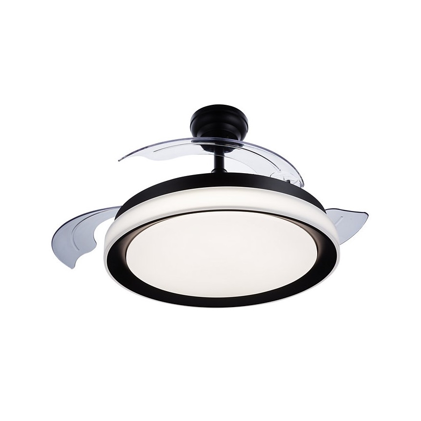 Philips - Ventoinha de teto LED LED/35W/230V 5500/4000/3000K preta + controlo remoto