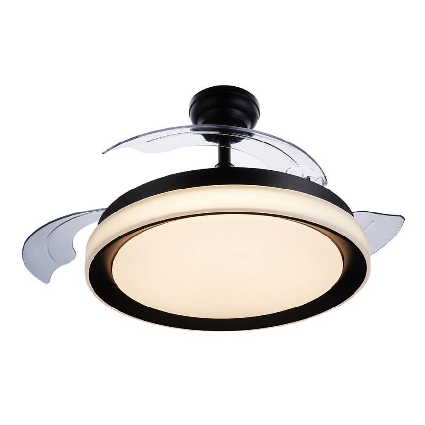 Philips - Ventoinha de teto LED LED/35W/230V 5500/4000/3000K preta + controlo remoto
