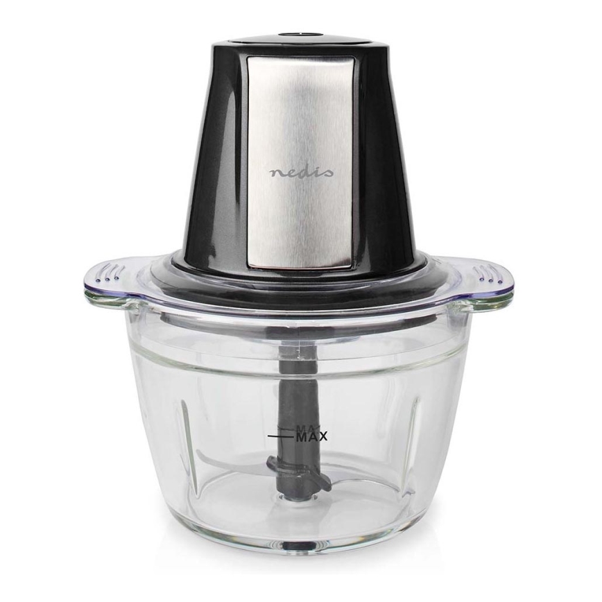 Picador de alimentos 500W/230V preto/prateado