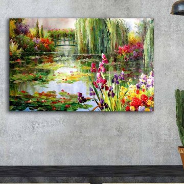 Pintura de parede sobre tela 45x70 cm natureza