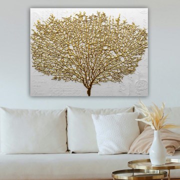 Pintura de parede sobre tela 70x100 cm árvore