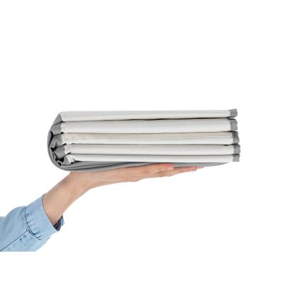 Piscina seca para crianças com bolas d. 80 cm branco/cinzento