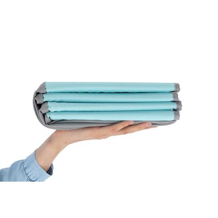 Piscina seca para crianças com bolas diâmetro 80 cm azul/cinzento