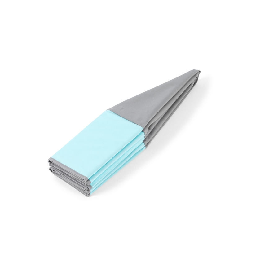 Piscina seca para crianças com bolas diâmetro 80 cm azul/cinzento
