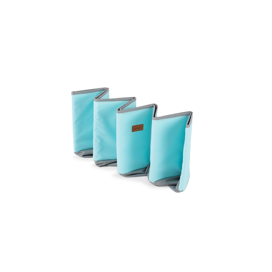 Piscina seca para crianças com bolas diâmetro 80 cm azul/cinzento
