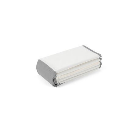 Piscina seca para crianças com bolas diâmetro 80 cm branco/cinzento