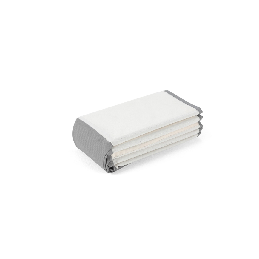 Piscina seca para crianças com bolas diâmetro 80 cm branco/cinzento