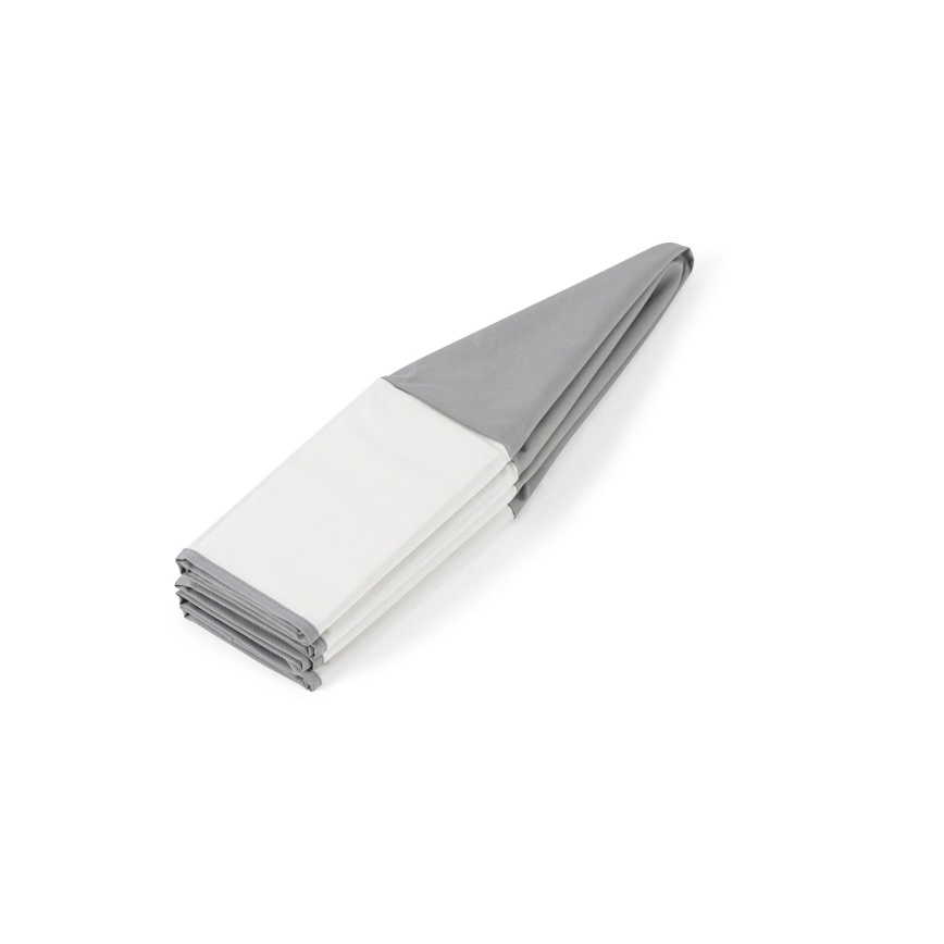 Piscina seca para crianças com bolas diâmetro 80 cm branco/cinzento