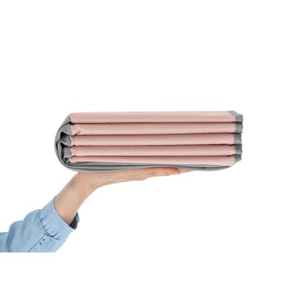 Piscina seca para crianças com bolas diâmetro 80 cm rosa/cinzento
