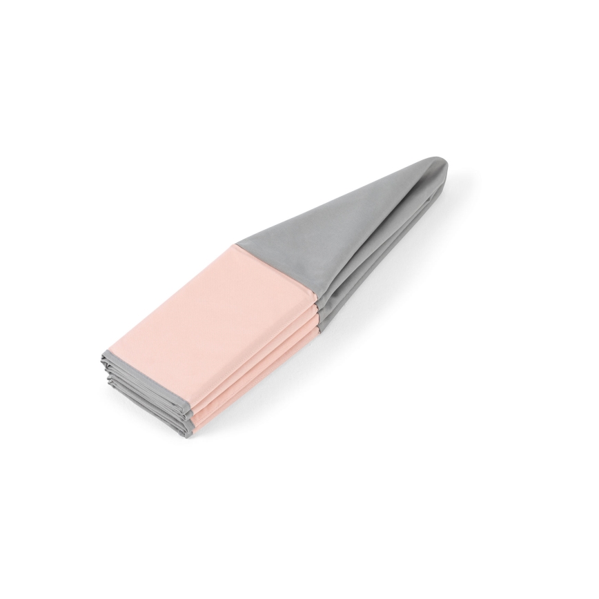 Piscina seca para crianças com bolas diâmetro 80 cm rosa/cinzento