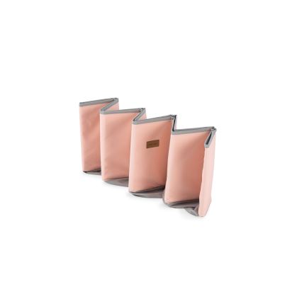 Piscina seca para crianças com bolas diâmetro 80 cm rosa/cinzento