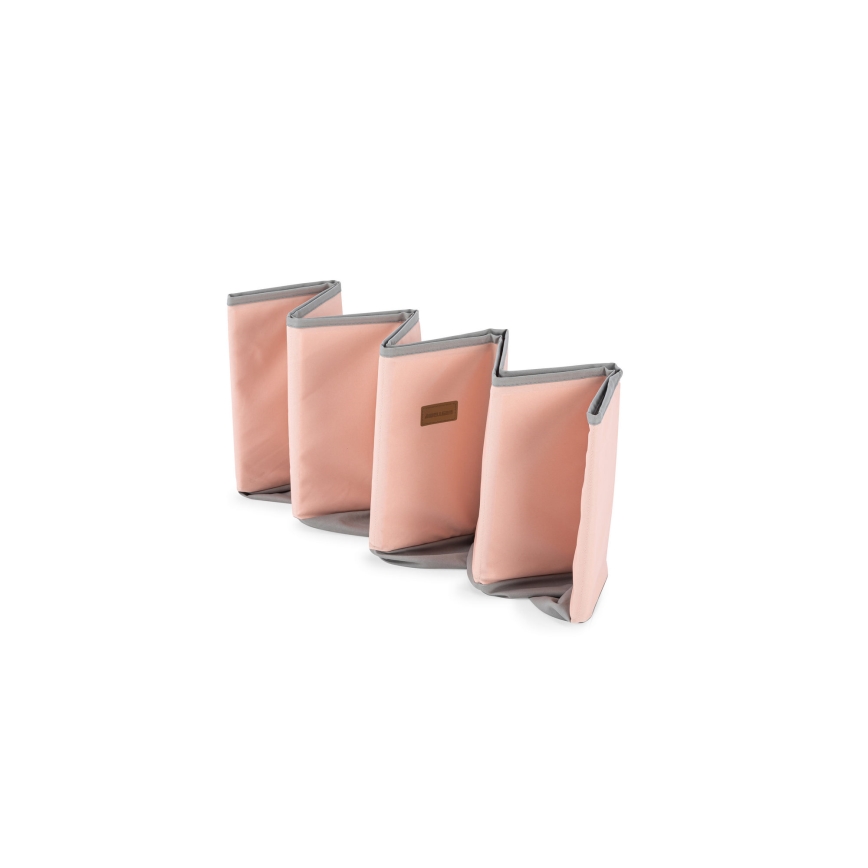 Piscina seca para crianças com bolas diâmetro 80 cm rosa/cinzento