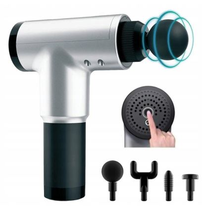 Pistola de massagem recarregável 20W/8,4V 1500 mAh