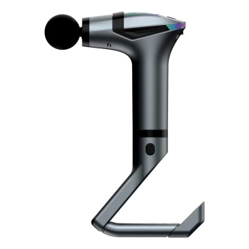 Pistola de massagem recarregável com 4 cabeças e cinta 25W/5V 1500 mAh